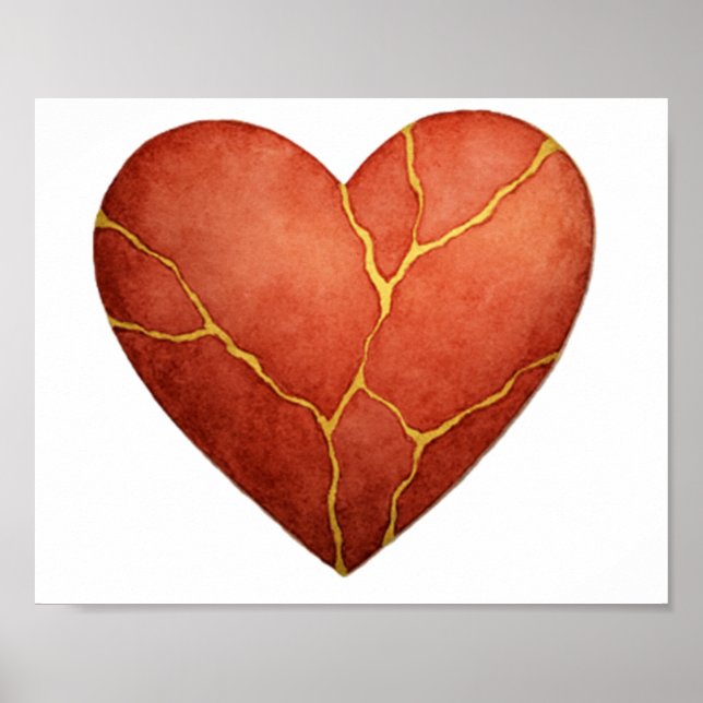 Affiche Coeur Kintsugi (Devant)