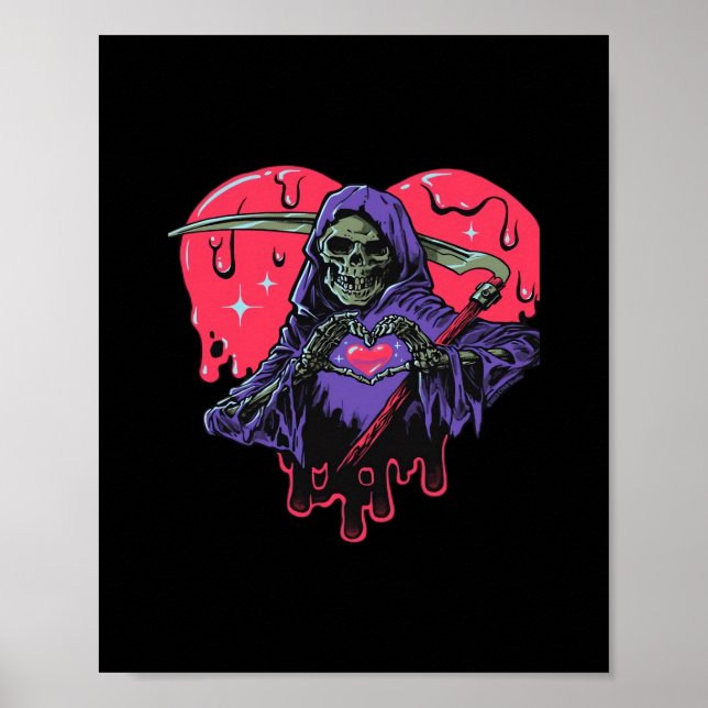 Affiche Coeur Mains Reaper Classique (Devant)
