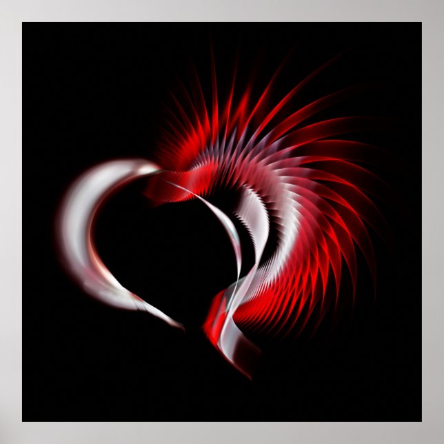 Affiche Coeur métallique (Devant)