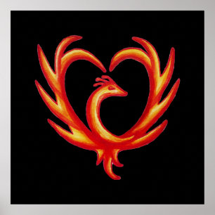 Affiche Coeur Phoenix