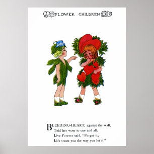 Affiche Coeur saignant et vivant pour toujours