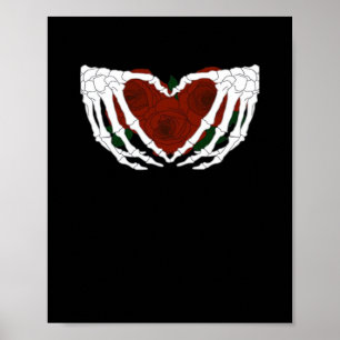 Affiche Coeur squelettique