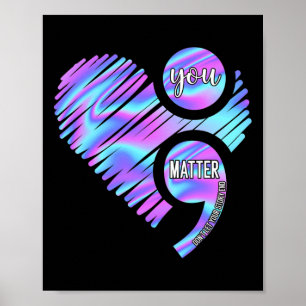 Affiche Coeur Vous Problème Ne laissez pas l'histoire mett