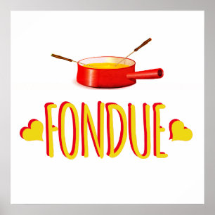 Affiche Coeurs fondus et pot
