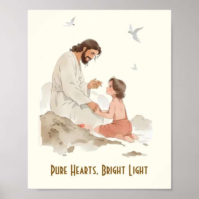 Affiche Coeurs purs Lumière vive (Devant)