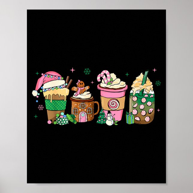 Affiche Coffee Christmas Gingerbread Nk Women Latte Cozy W (Devant)