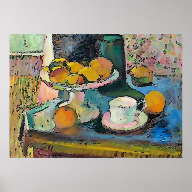 Affiche Coffee Cup Still Life, ajouter du texte, des affic (Devant)