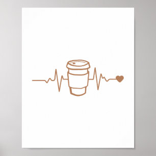 Affiche Coffee Lifeline, For Coffee Lovers