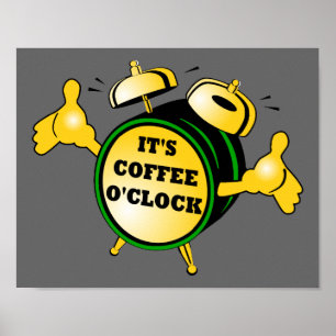 Affiche Coffee O'clock