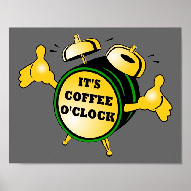 Affiche Coffee O'clock (Devant)