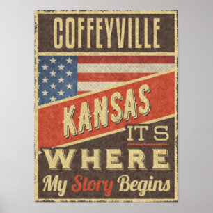 Affiche Coffeyville Kansas