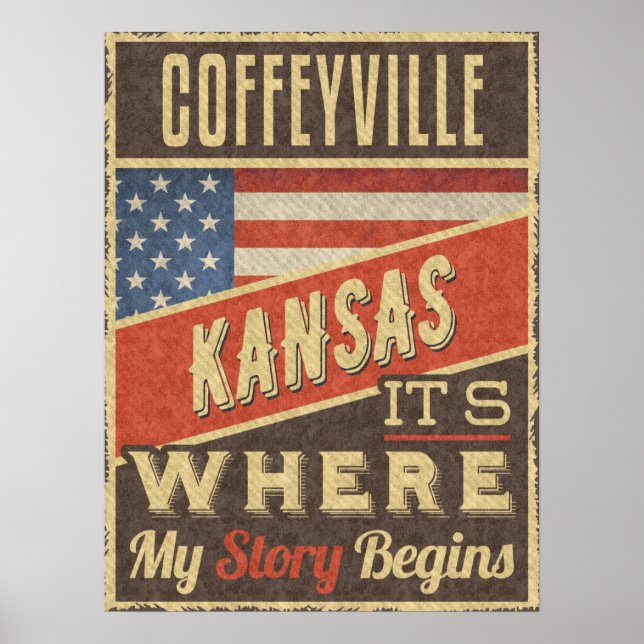Affiche Coffeyville Kansas (Devant)