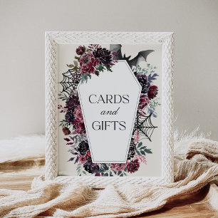 Affiche Coffin Halloween Baby showers cartes et cadeaux