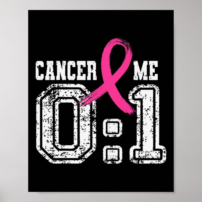 Affiche Coffre de sensibilisation au cancer du sein rose d (Devant)