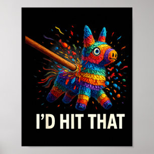 Affiche Cognez ce pinata cinco de mayo idées drôles hommes
