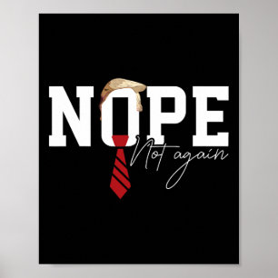 Affiche Coiffer Trump Chemise Politique Humour Non Pas Ag