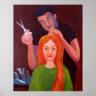Affiche Coiffeur