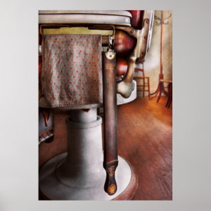 Affiche Coiffeur - le cuir