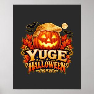 Affiche Coiffure YUGE Halloween Citrouille