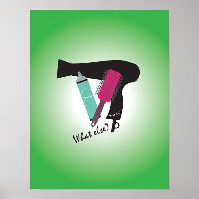 Affiche Coiffures - Quoi d'autre ? (Devant)