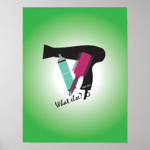 Affiche Coiffures - quoi encore ?