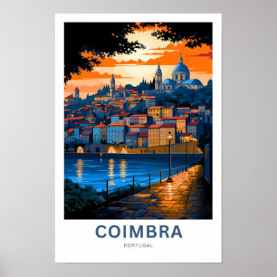 Affiche Coimbra Portugal Travel Print