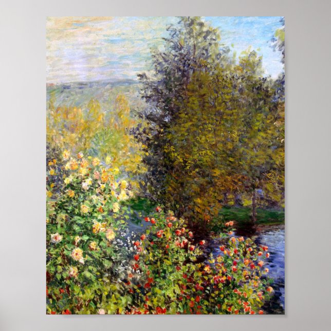 Affiche Coin Du Jardin De Montgeron Claude Monet (Devant)