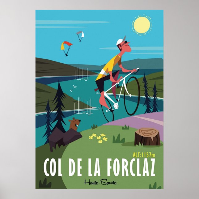 Affiche Col de la Forclaz (Devant)