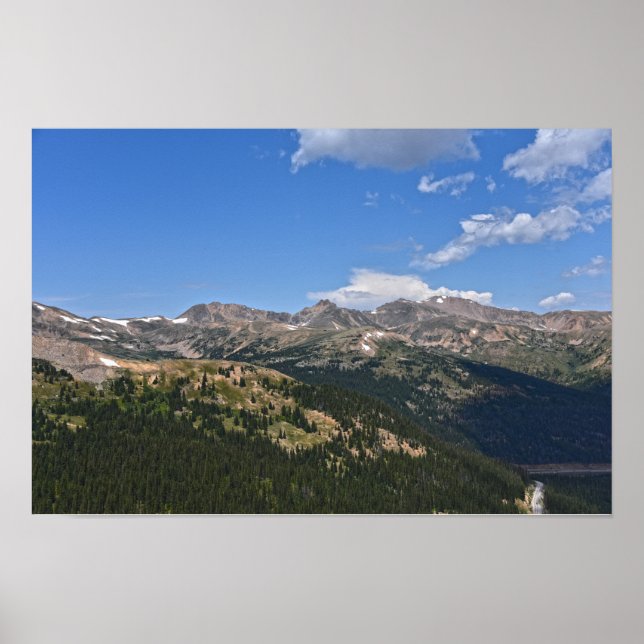 Affiche Col de Loveland, Colorado, Panorama (Devant)
