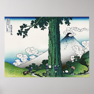 Affiche Col de Mishima dans la province de Kai