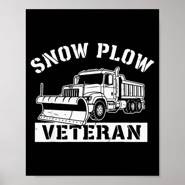 Affiche Col Vétéran Retraité Service D'hiver Drôle Chasse- (Devant)
