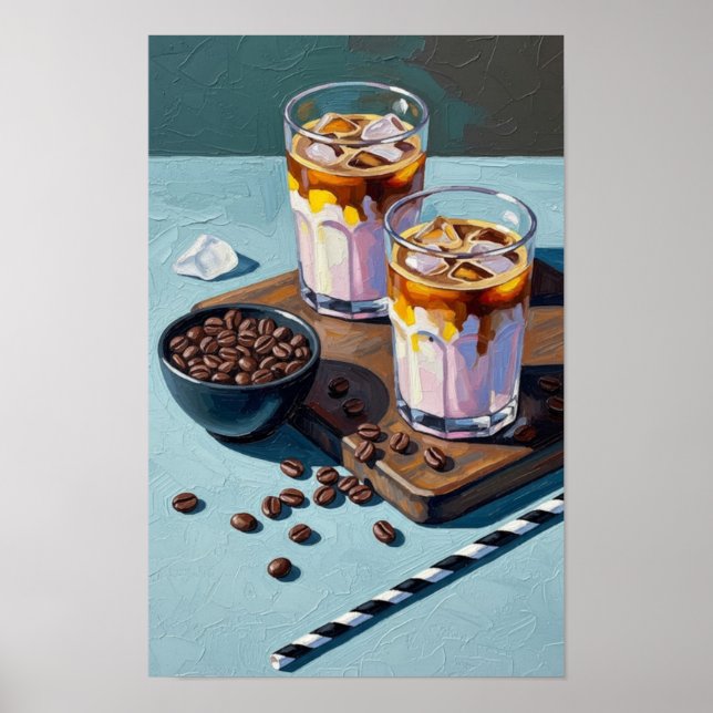 Affiche Cold Coffee Break Wall Art (Devant)