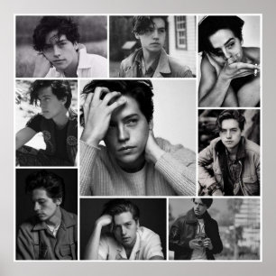 AFFICHE COLE SPROUSE NOIR ET BLANC