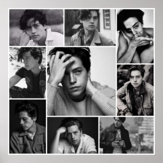 AFFICHE COLE SPROUSE NOIR ET BLANC