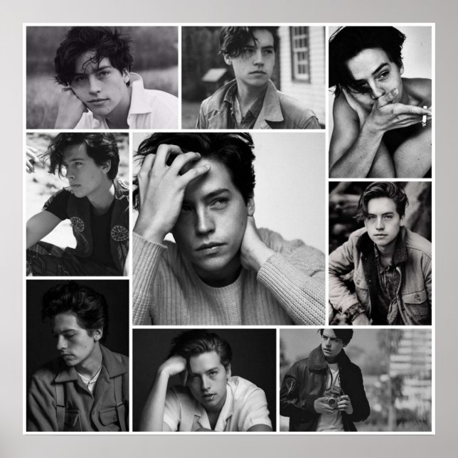 AFFICHE COLE SPROUSE NOIR ET BLANC (Devant)