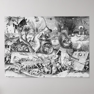 Affiche Colère (Ira), Les Sept Péchés Mortels