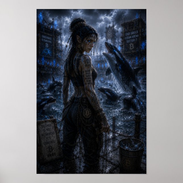 Affiche Colère Silencieuse / Dresseur de Orque / L'Océan (Devant)