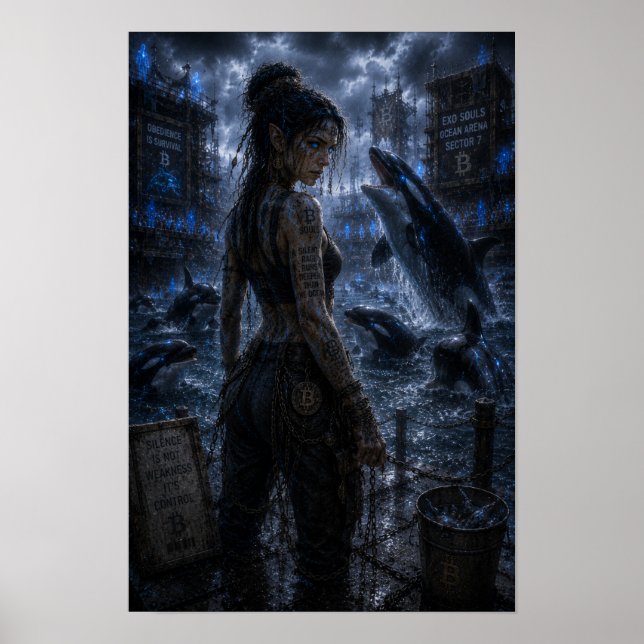Affiche Colère Silencieuse / Dresseur de Orque / L'Océan (Devant)