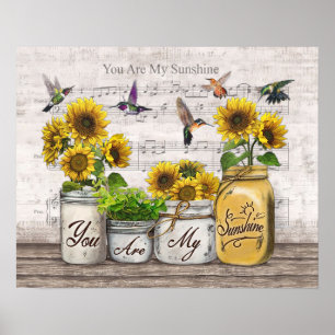 Affiche Colibri Vous Êtes Mes Cadeaux Chauffage De Ménage