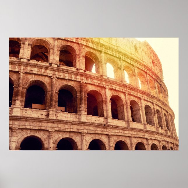 Affiche Colisée à Rome (Devant)