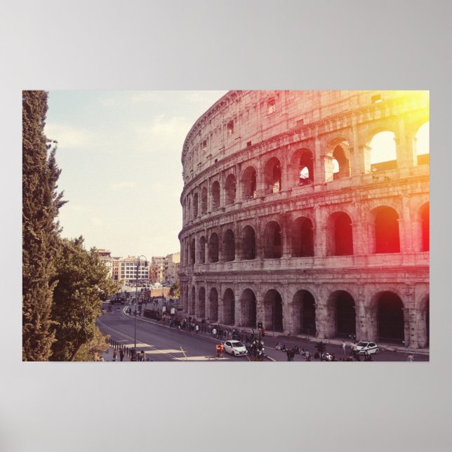 Affiche Colisée à Rome (Devant)