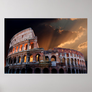 Affiche Colisée de la Rome antique