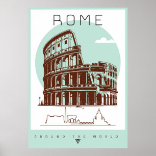 Affiche Colisée de Rome