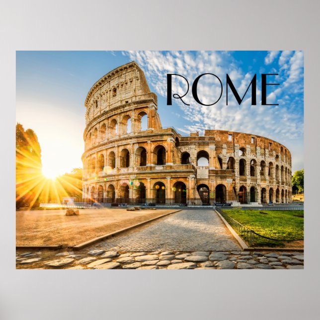 Affiche Colisée de Rome (Devant)