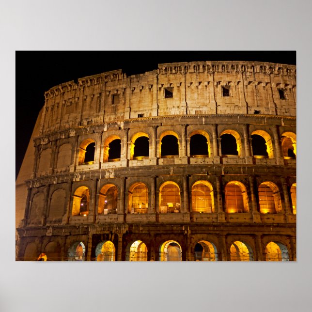 Affiche Colisée Rome Photographie (Devant)