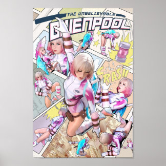 Affiche Collaboration Gwenpool PATLOIKA