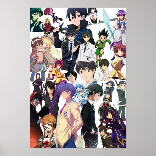Affiche Collage d'Anime 1 (Devant)