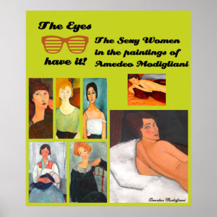 Affiche Collage d'art Modigliani