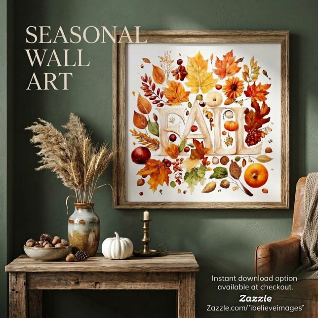 Affiche Collage d'automne (Créateur téléchargé)