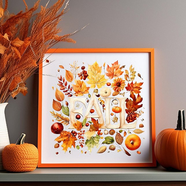 Affiche Collage d'automne (Créateur téléchargé)
